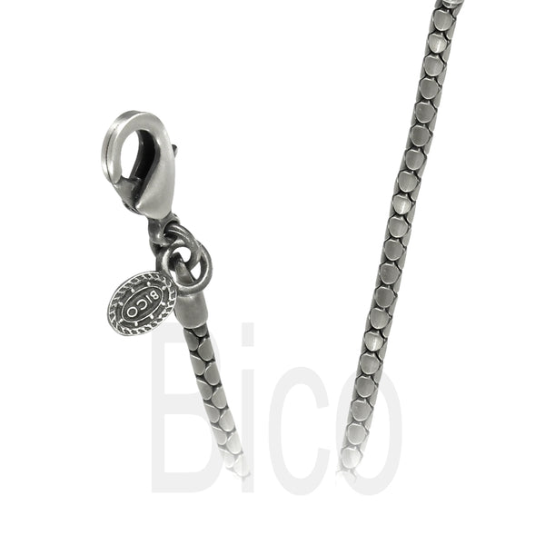 Cobra Chains are Matte Finished in Pewter by Bico Australia