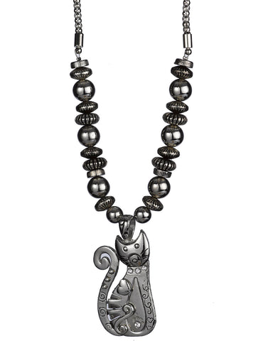 Starfish Sea Shell Sand Dollar & Imitation Pearl Long Rosary Necklace & Earring Set