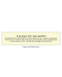 A Prayer for my Mother in a Blue Box Stretch Antique Inspirational Bracelet by Jewelry Nexus