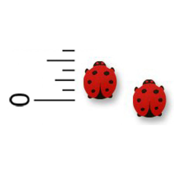 Lady Bug Post Back Stud Earrings Made in the USA by Sienna Sky 1747