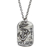 Hope Antique Anchor Dog Tag There is Surely a Future Hope For You Proverbs 23:18 by Jewelry Nexus