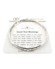 Count Your Blessings Inspirational Words Bangle Bracelet By Jewelry Nexus