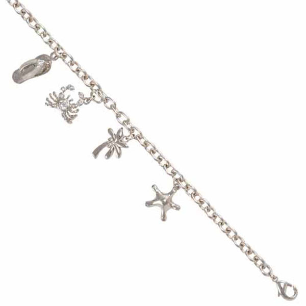 Stainless steel ladybug girl bracelet - Little girl jewelry gift