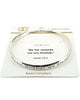 Inspirational Prayer  By His Wounds We are Healed Isaiah 53:5 Bangle Bracelet by Jewelry Nexus