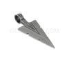 Spearhead Pewter Pendant Determination of Spirit Tribal Adventures By Bico Australia