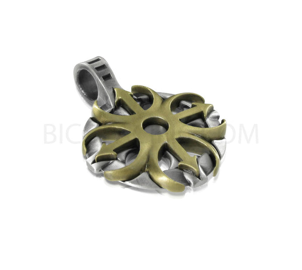 Hazard The Wild Child No Restrictions No Limits Tribal Symbol Pewter Pendant By Bico Australia