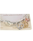 Peace Inspirational Bangle Bracelet My Peace I give to you, Let your heart be not afraid.