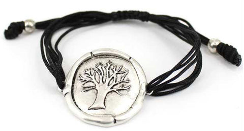 Tree of Life Seed of Faith Sealing Wax Antique Finish Adjustable Friendship Bracelet by Jewelry Nexus
