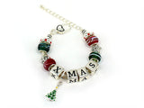Santa Clause Snow Flake XMAS Christmas Tree Snow Flake Charm Bracelet Jewelry Nexus