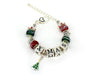 Santa Clause Snow Flake XMAS Christmas Tree Snow Flake Charm Bracelet Jewelry Nexus