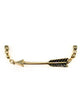 Sideways Horizontal Arrow Stretch Bead Charm Bracelet by Jewelry Nexus