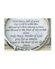 Inspirational "Hail Mary Full Of Grace…." Engraved Bracelet with Mother Mary Charm - Jewelry Nexus