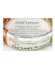 Lord's Prayer Engraved Hammered Stretch Bracelet "Our Father which art In Heaven…"- Jewelry Nexus