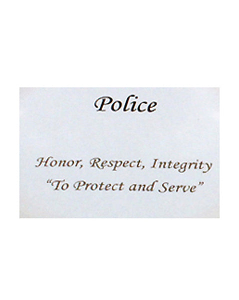 Police Inspirational Bracelet Honor Respect Integrity To Protect & Serve by Jewelry Nexus