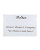 Police Inspirational Bracelet Honor Respect Integrity To Protect & Serve by Jewelry Nexus
