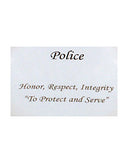 Police Inspirational Bracelet, Honor, Respect, Integrity 