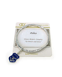 Police Inspirational Bracelet Honor Respect Integrity To Protect & Serve by Jewelry Nexus