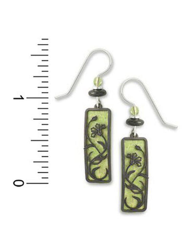 Adajio By Sienna Sky Green with Floral Overlay 7378