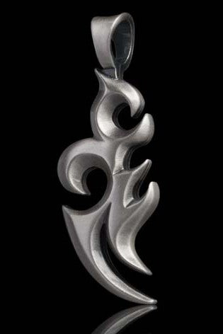 Forte Greatness & Might Poseidon's Dominion Symbol Pewter Pendant By Bico Australia