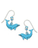 Blue Dolphin Earrings Made in the USA by Sienna Sky 1395