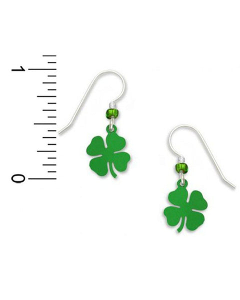 Sienna Sky Green Clover Drop Earrings 1136