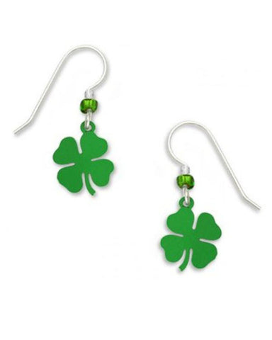 Sienna Sky Green Clover Drop Earrings 1136