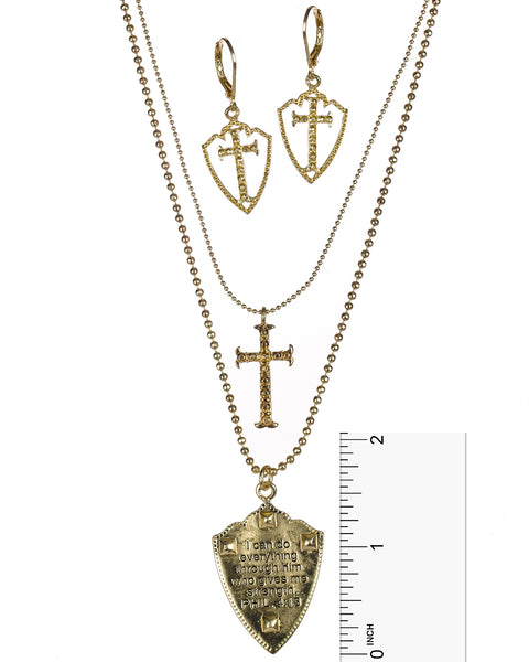 I Can Do Everything Through Him Who Gives Me Strength Pendant Philippians 4:13 by Jewelry Nexus