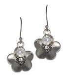 Layered Flower Filigree You Are My Sunshine Necklace & Earring Set - Jewelry Nexus