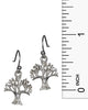 Tree of Life with Faith All is Possible Rhinestone & Medallion Necklace & Earring Set by Jewelry Nexus
