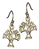 Tree of Life with Faith All is Possible Rhinestone & Medallion Necklace & Earring Set by Jewelry Nexus