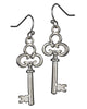 Inspirational Key Charm Medallion Unlock Your Dreams Chain  & Earring Set - Jewelry Nexus
