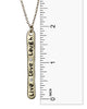 Live Laugh Love Bar Pendant Necklace with Rhinestones by Jewelry Nexus