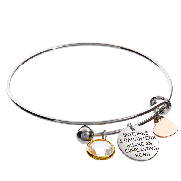 Mothers & Daughters Share an Everlasting Bond Heart Charm Bracelet