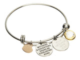 Stainless Steel Custom Message Bangle