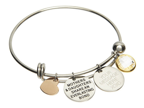 Mothers & Daughters Share an Everlasting Bond Heart Charm Bracelet