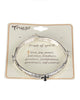 Fruit of Spirit Inspirational Religious Stretch Bracelet "Love joy Peace Patience."
