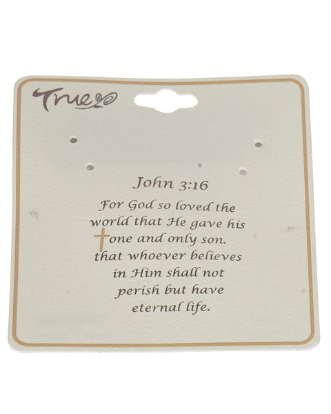 "God So Loved The World That…" John 3:16 Inspirational Religious Engraved Bracelet  - Jewelry Nexus