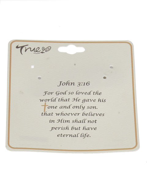 "God So Loved The World That…" John 3:16 Inspirational Religious Engraved Bracelet  - Jewelry Nexus
