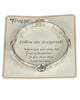 "Footprints in the Sand.." Matthew 8:19 Inspirational Religious Stretch Bracelet - Jewelry Nexus