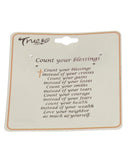 Count your Blessings Love your Neighbor Inspirational Religious Stretch Bracelet - Jewelry Nexus