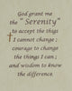 Folded Prayer Hands Serenity Prayer God Grant me the Strength Wisdom to Accept That I Cannot Change