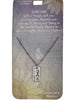 "Survivor" Pink Ribbon Petite Pendant Necklace "Life is Tough but you are Tougher "by Jewelry Nexus