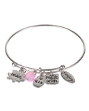 Lotus Petal Love Life Truth Beauty Antique Adjustable Bangle Bracelet Made with Love Jewelry Nexus