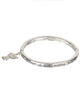 Children's Blessing Filigree Fish Silver-tone Stretch Bracelet with Prayer Bookmark- Jewelry Nexus