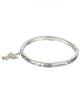 Children's Blessing Filigree Fish Silver-tone Stretch Bracelet with Prayer Bookmark- Jewelry Nexus