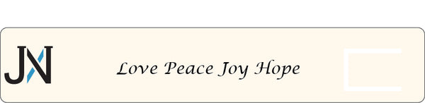 Joy Peace Love Hope Filigree Designer Heart Cross Inspirational Bracelet & Bookmark - Jewelry Nexus