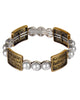 John 3:16 Inspirational Religious Engraved Imitation Pearl Stretch Bracelet with Bookmark