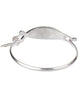 John 3:16 Inspirational Religious Bangle Bracelet with Charm - Jewelry Nexus