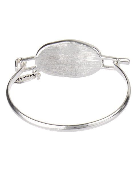 1 Corinthians 13:4  Charm Inspirational Bangle Bracelet "Love is patient, love..." - Jewelry Nexus