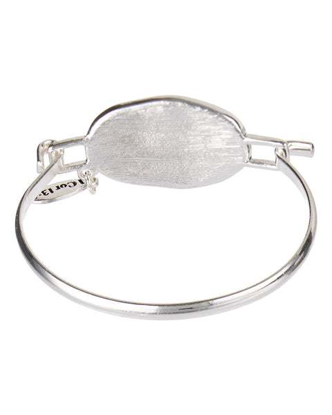1 Corinthians 13:4  Charm Inspirational Bangle Bracelet "Love is patient love..." - Jewelry Nexus